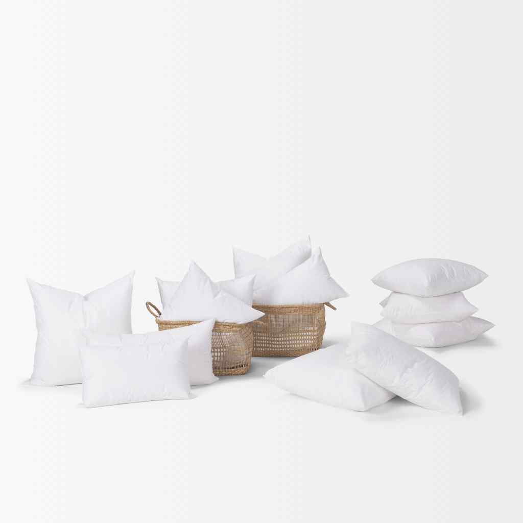 22 X 22 Down Pillow Insert White