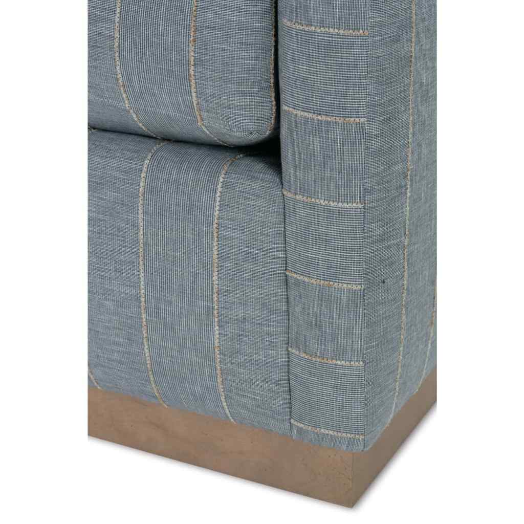 Allie Swivel - Indigo Kid-Proof Stripe Federal Blue