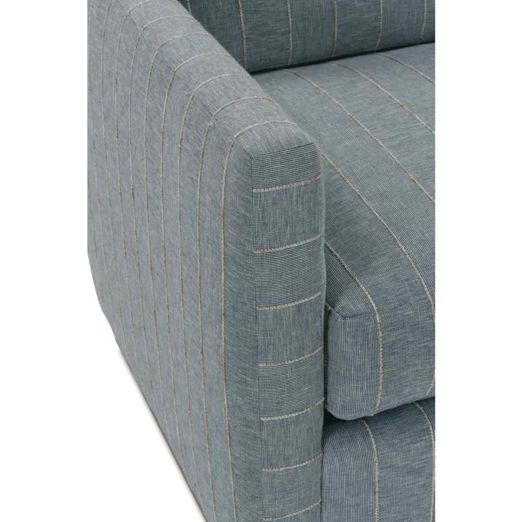 Allie Swivel - Indigo Kid-Proof Stripe Federal Blue