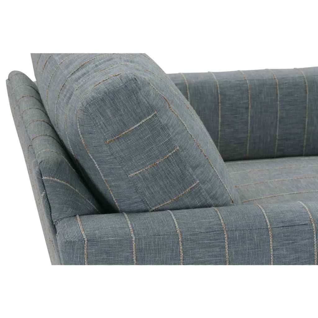 Allie Swivel - Indigo Kid-Proof Stripe Federal Blue