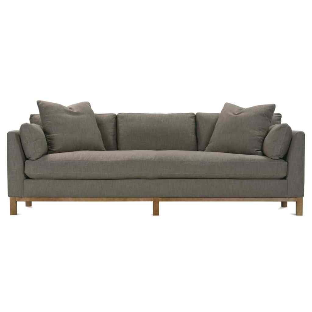 99” Boden Sofa - Mocha Kid-Proof Texture Charcoal Brown