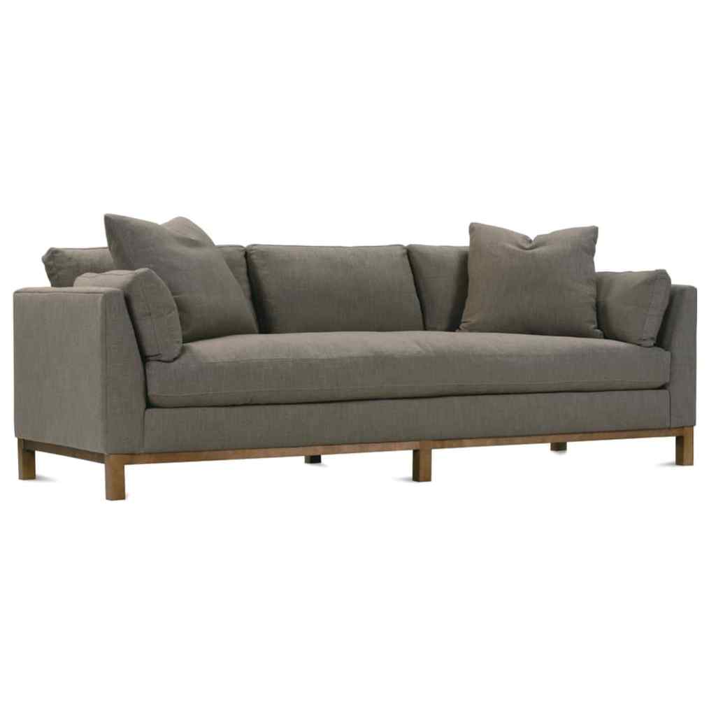 99” Boden Sofa - Mocha Kid-Proof Texture Charcoal Brown