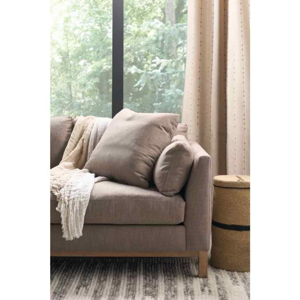 99” Boden Sofa - Mocha Kid-Proof Texture Charcoal Brown