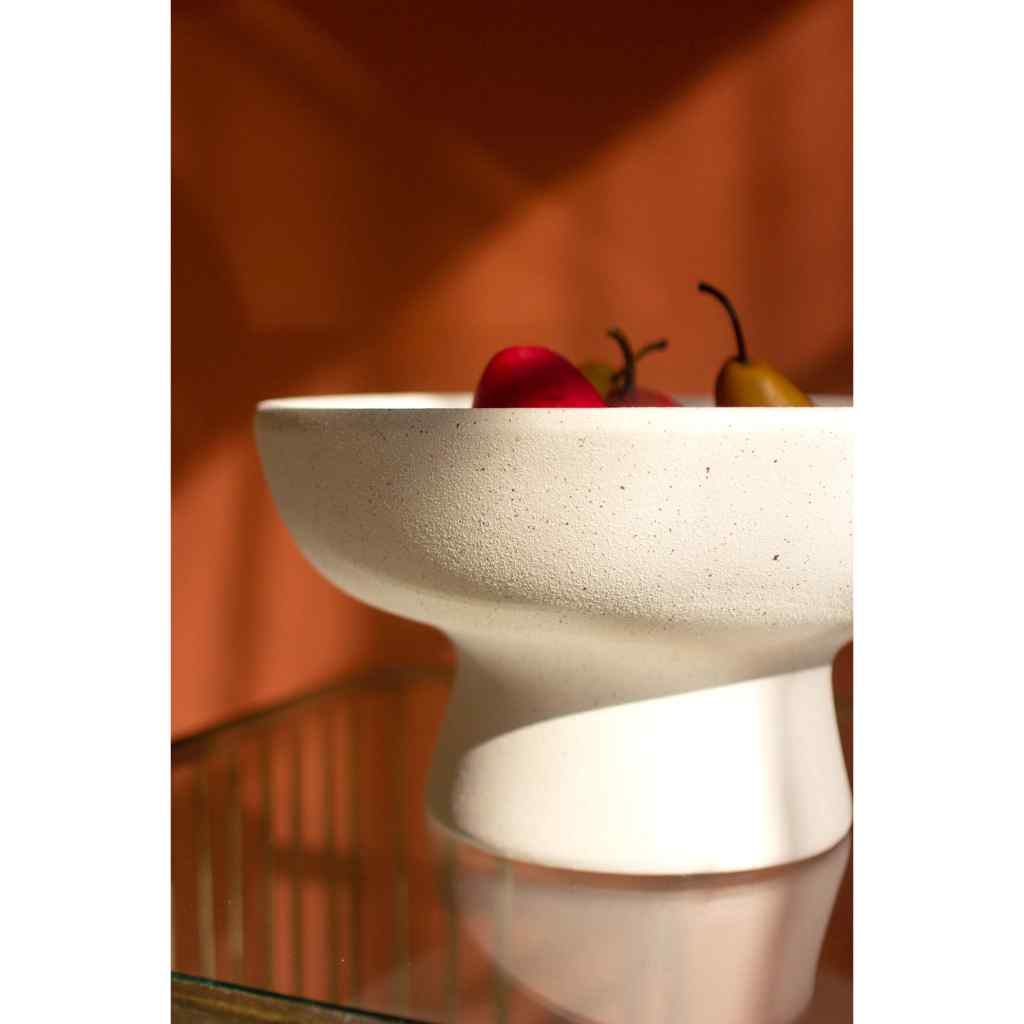 Ceramic Compote - Short White