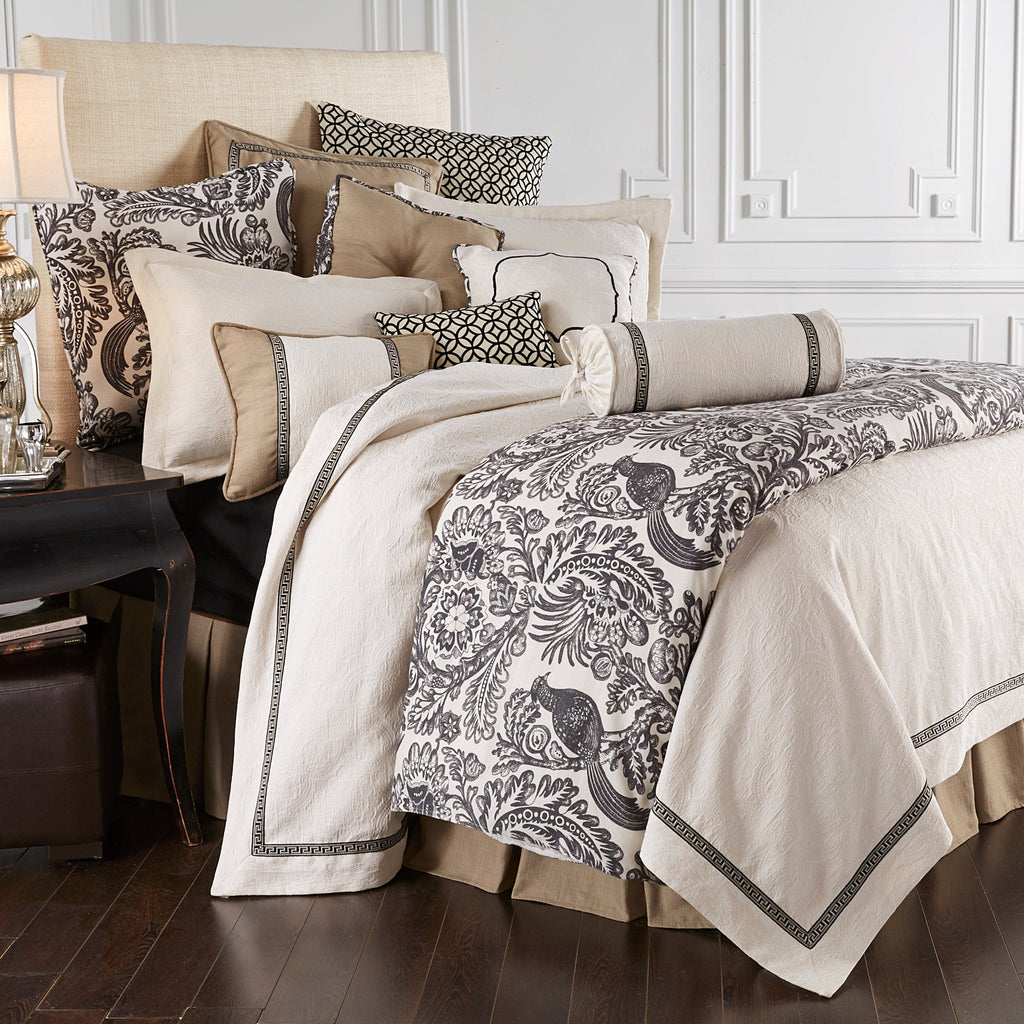 Augusta Toile Euro Sham with matching bedding  set from HiEnd Accents