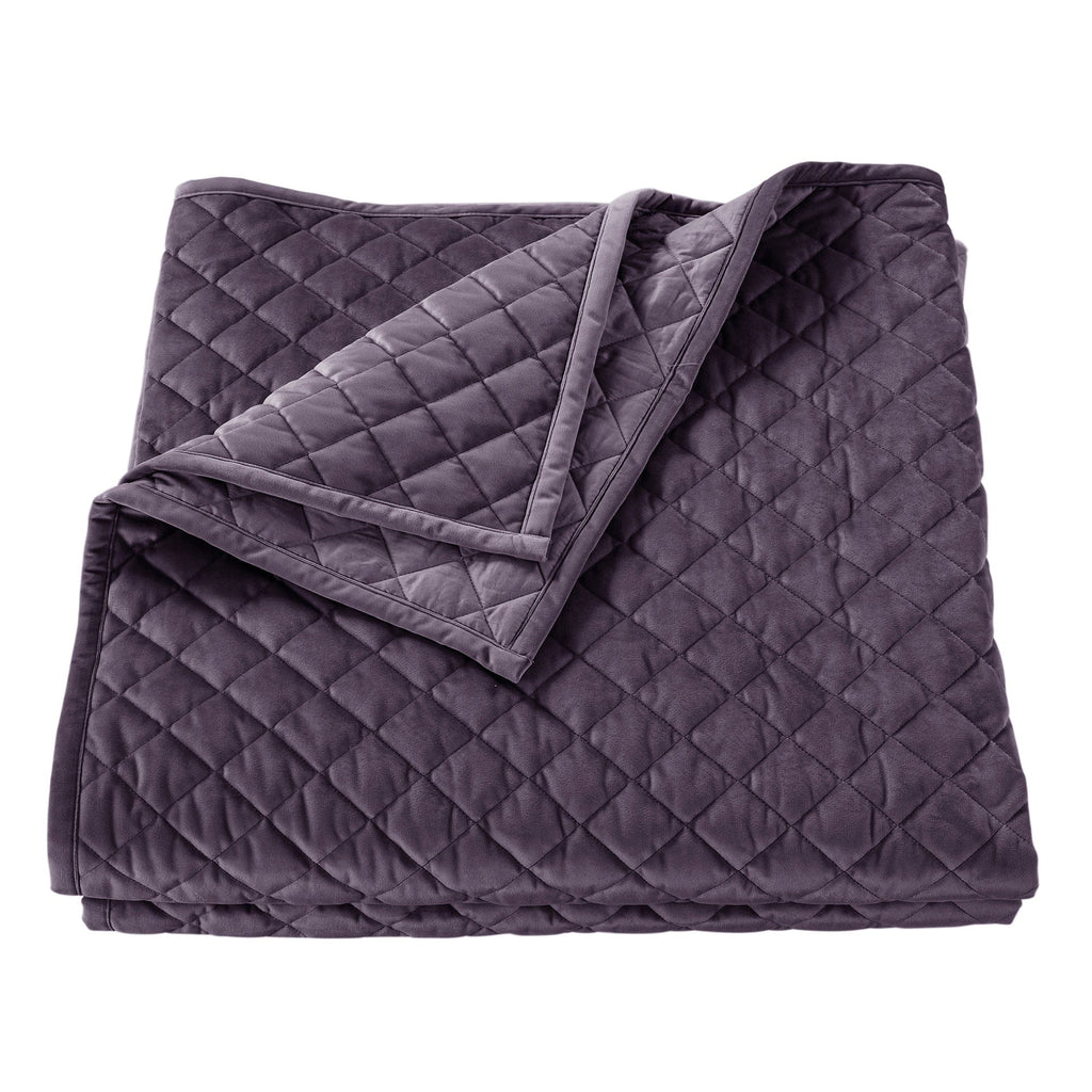 Velvet Diamond Quilt in Amethyst color from HiEnd Accents