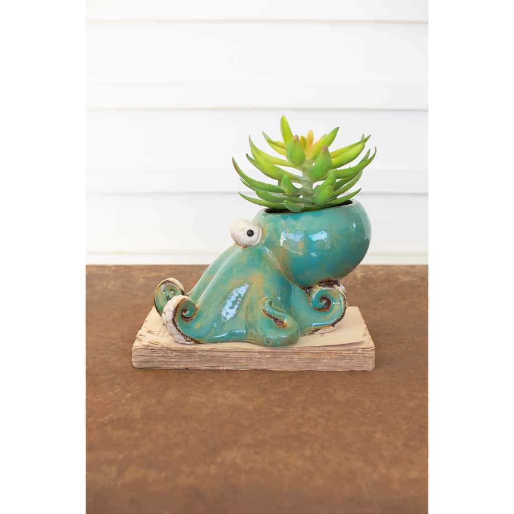 Ceramic Octopus Planter Multi
