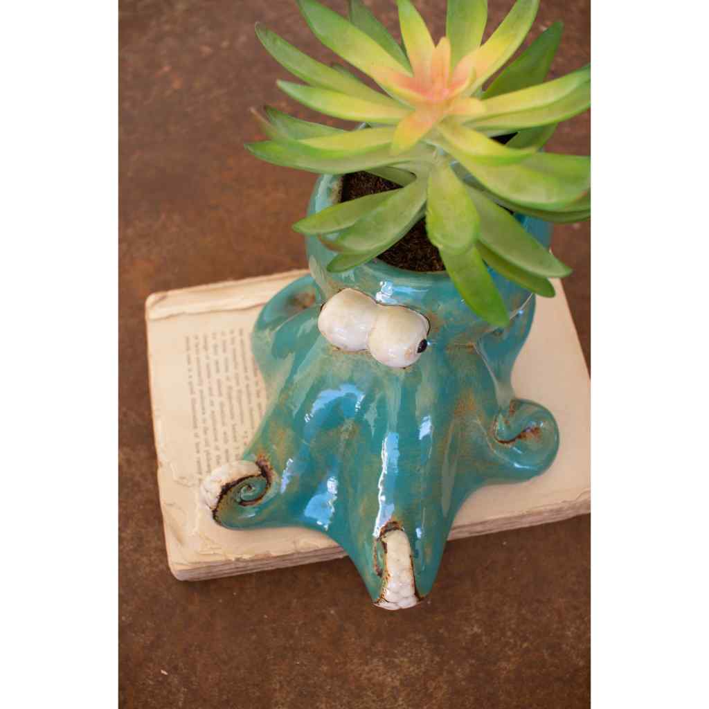 Ceramic Octopus Planter Multi