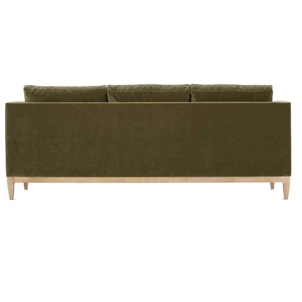 Leo Express Velvet Sofa Olive