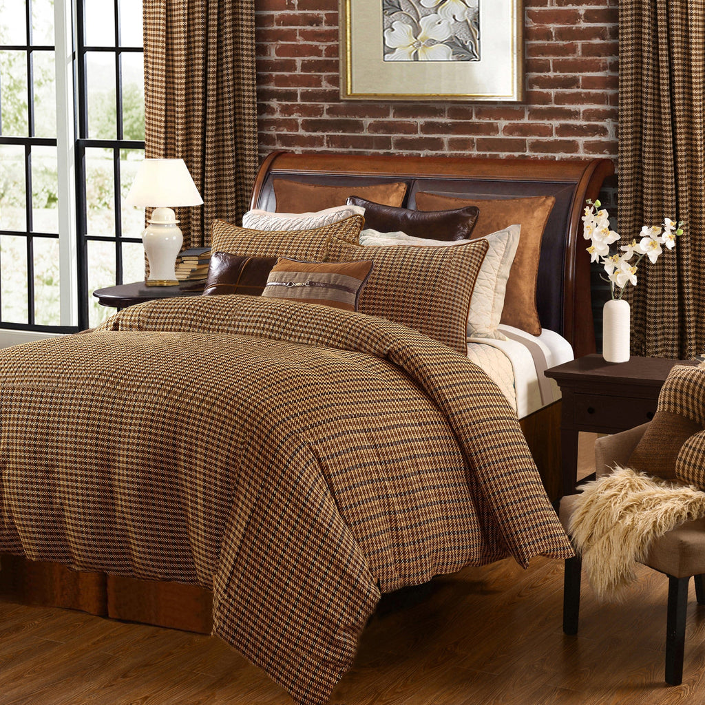 Clifton Houndstooth Bedding Set from HiEnd Accents