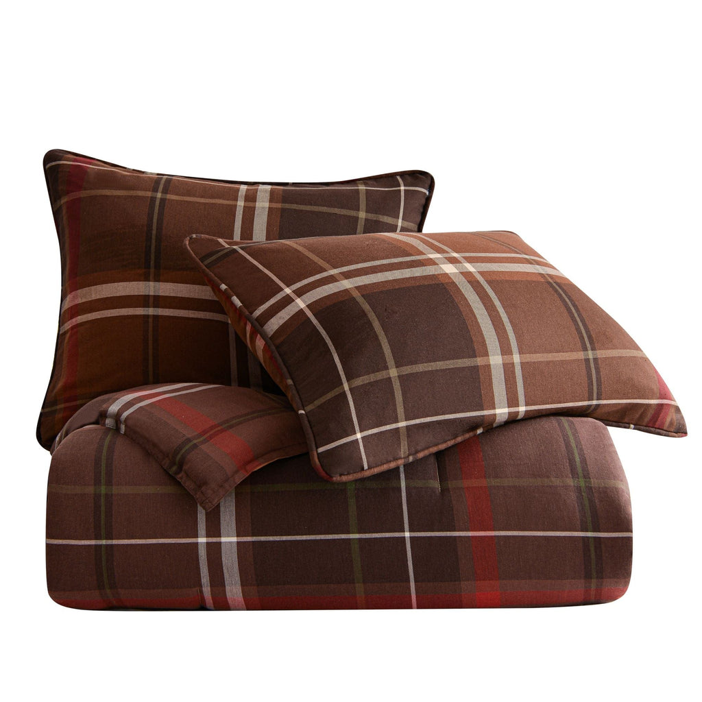 Jackson Plaid Comforter Set individuals from HiEnd Accents