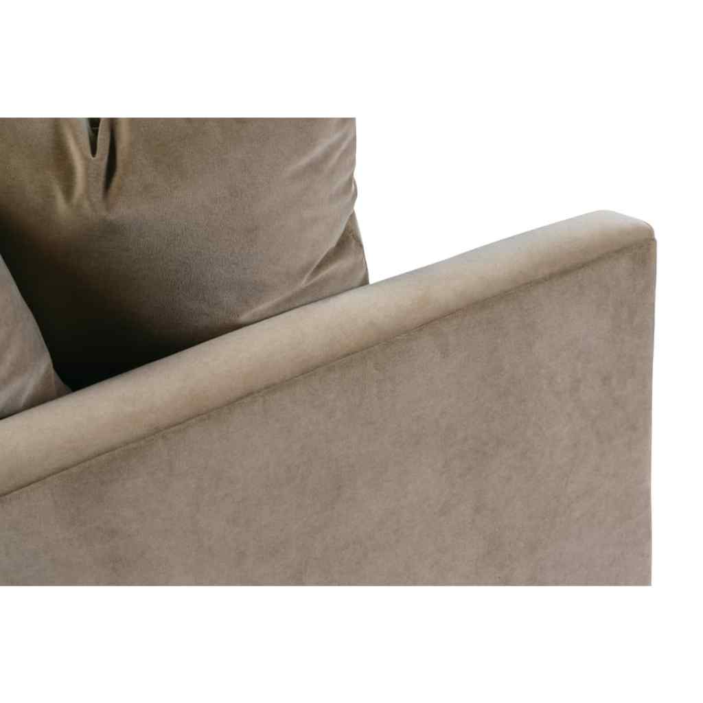 89” Lilah Sofa - Fawn Brushed Velvet Straw