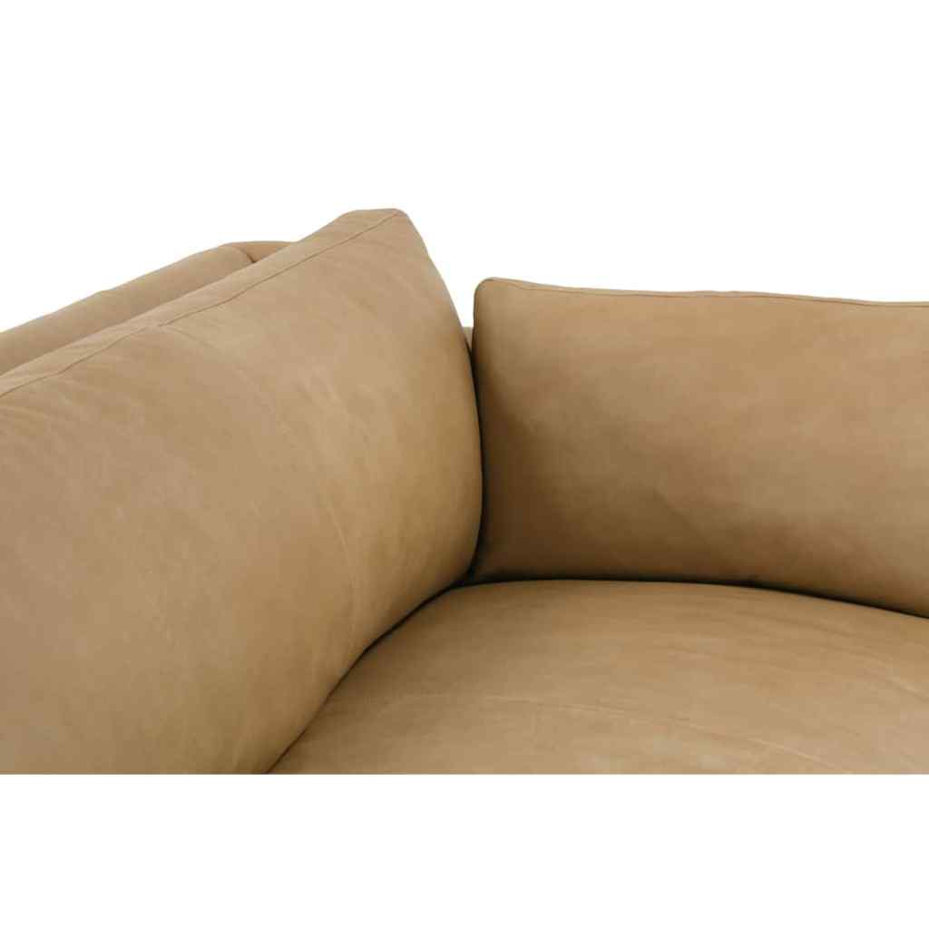 Butterscotch Madeline Leather Sofa Tan