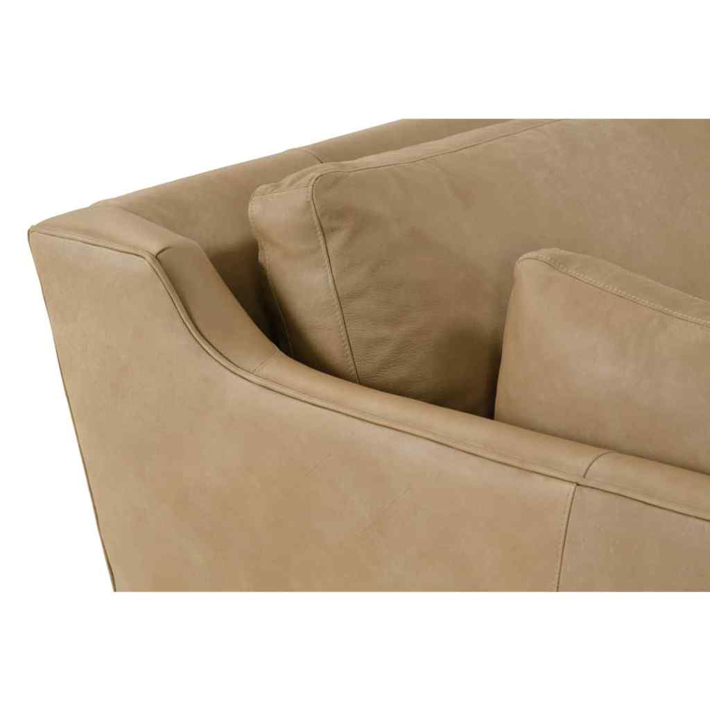 Butterscotch Madeline Leather Sofa Tan