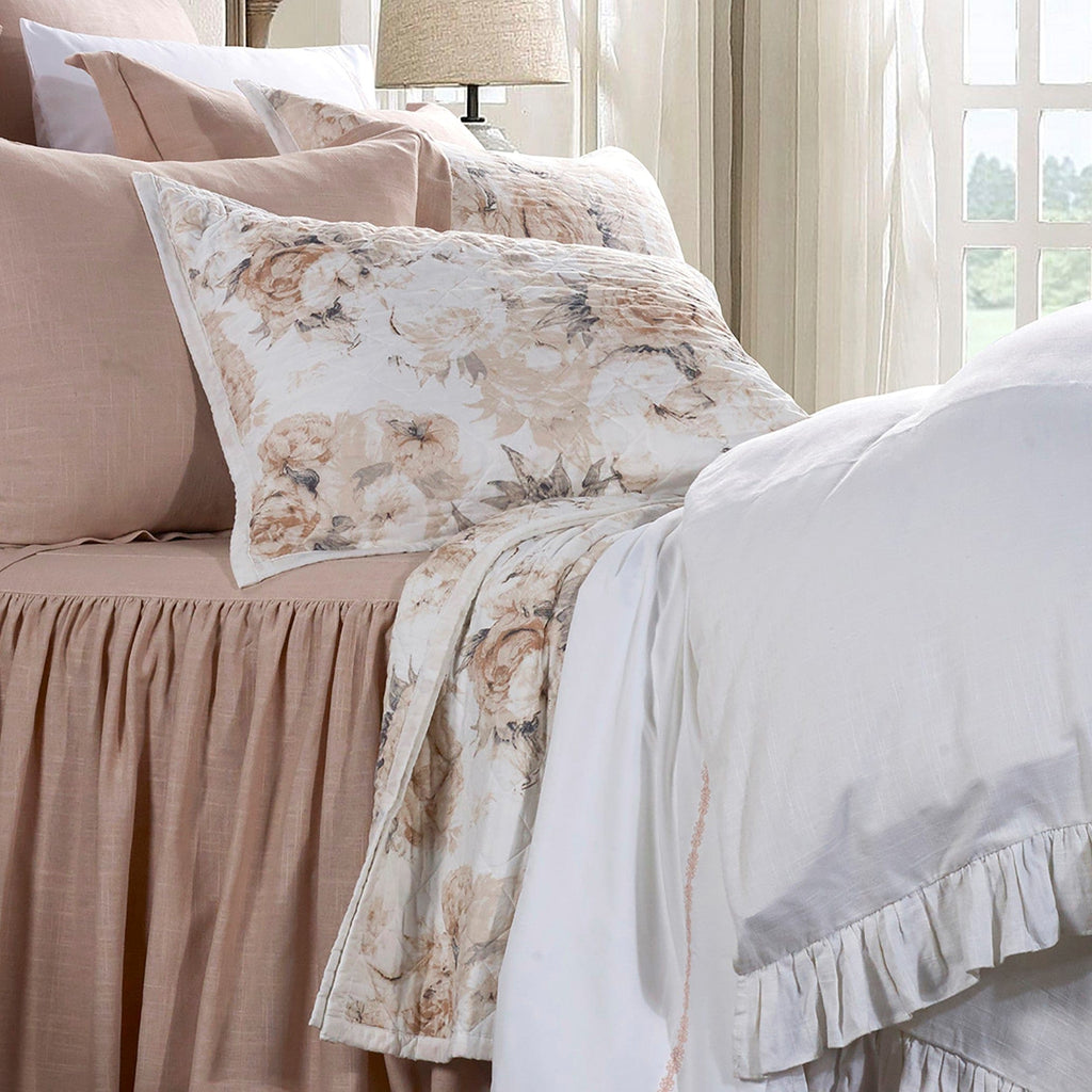 Colette Quilt Set, Blush from HiEnd Accents