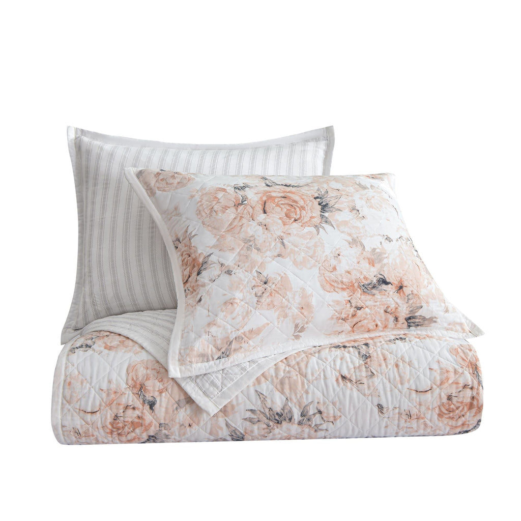 Colette Quilt Set, Blush from HiEnd Accents