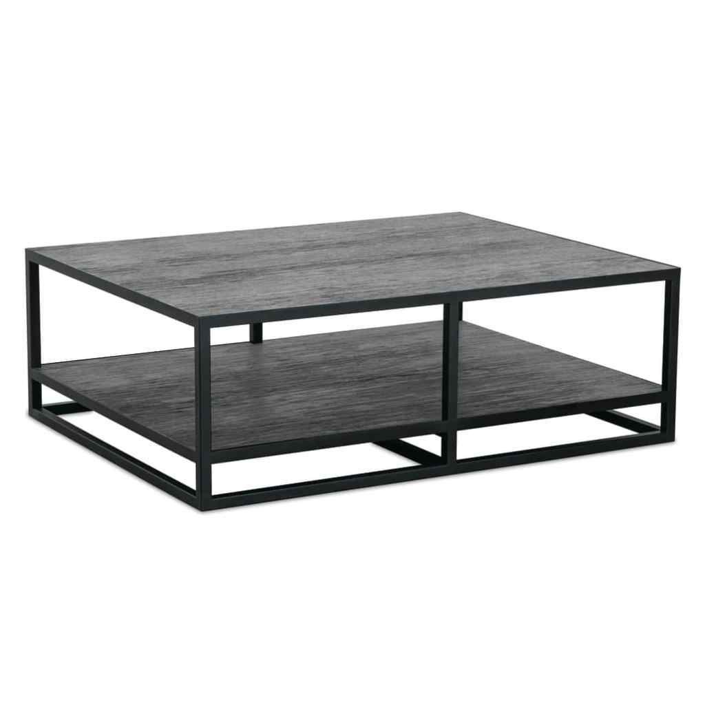 Bartola Rectangle Cocktail Table-Ink Finish