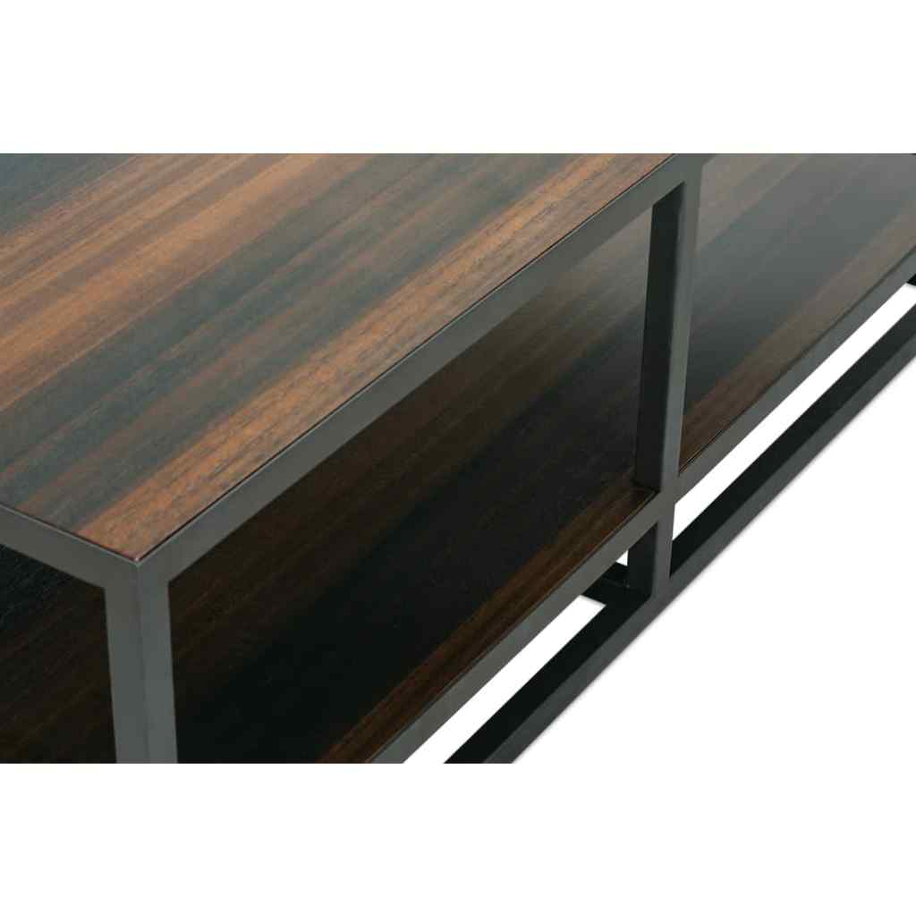 Bartola Rectangle Cocktail Table- Amber Finish