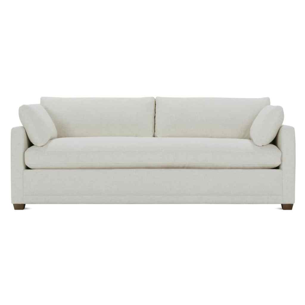 Sylvie 88in Sofa 2-Over-Bench Bone White