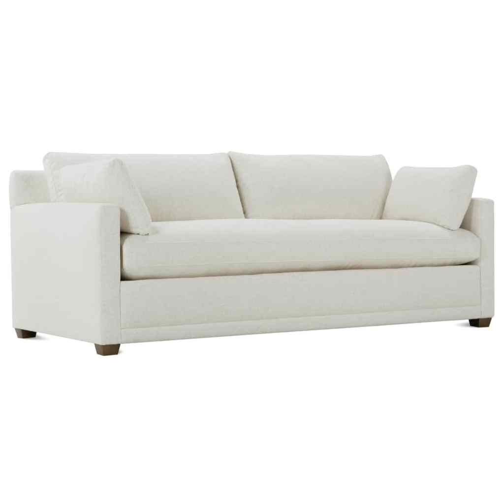 Sylvie 88in Sofa 2-Over-Bench Bone White