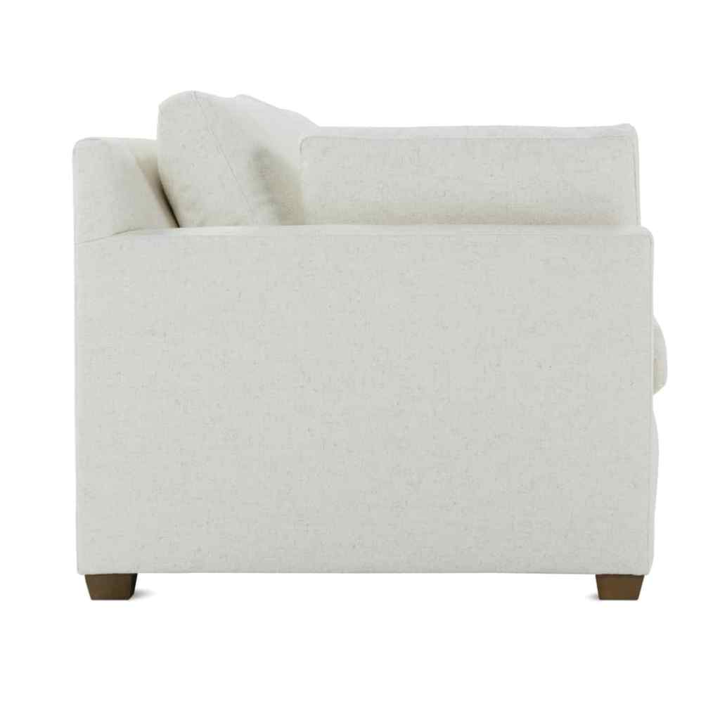 Sylvie 88in Sofa 2-Over-Bench Bone White