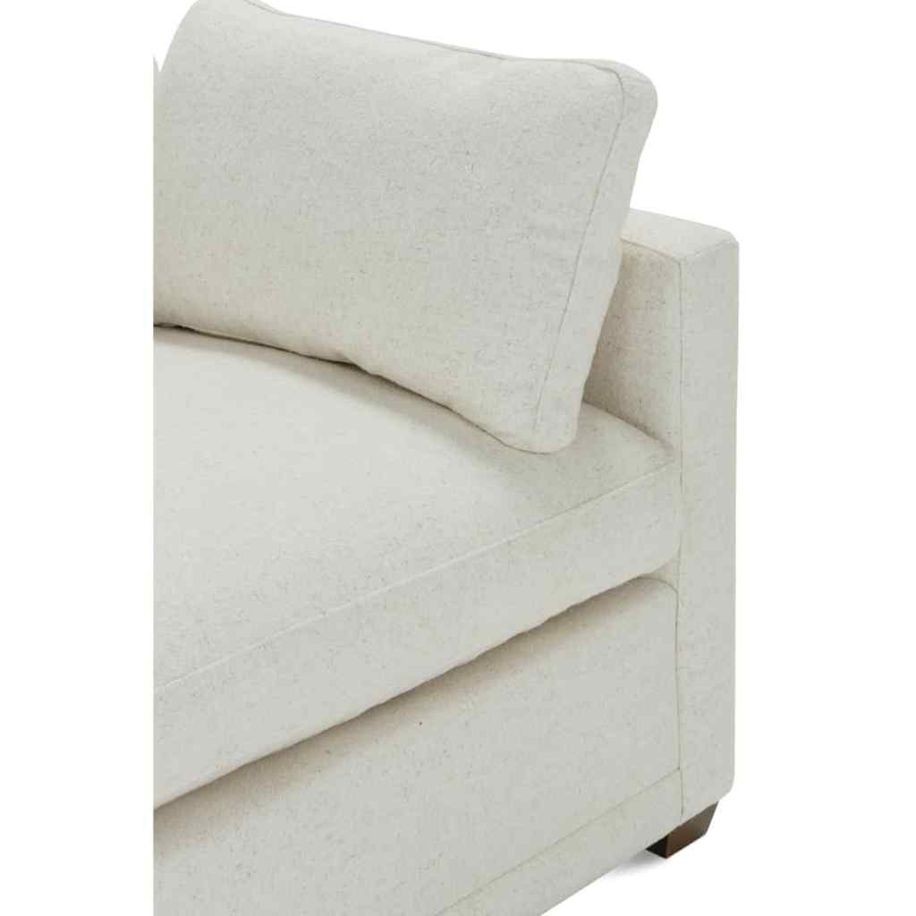 Sylvie 88in Sofa 2-Over-Bench Bone White