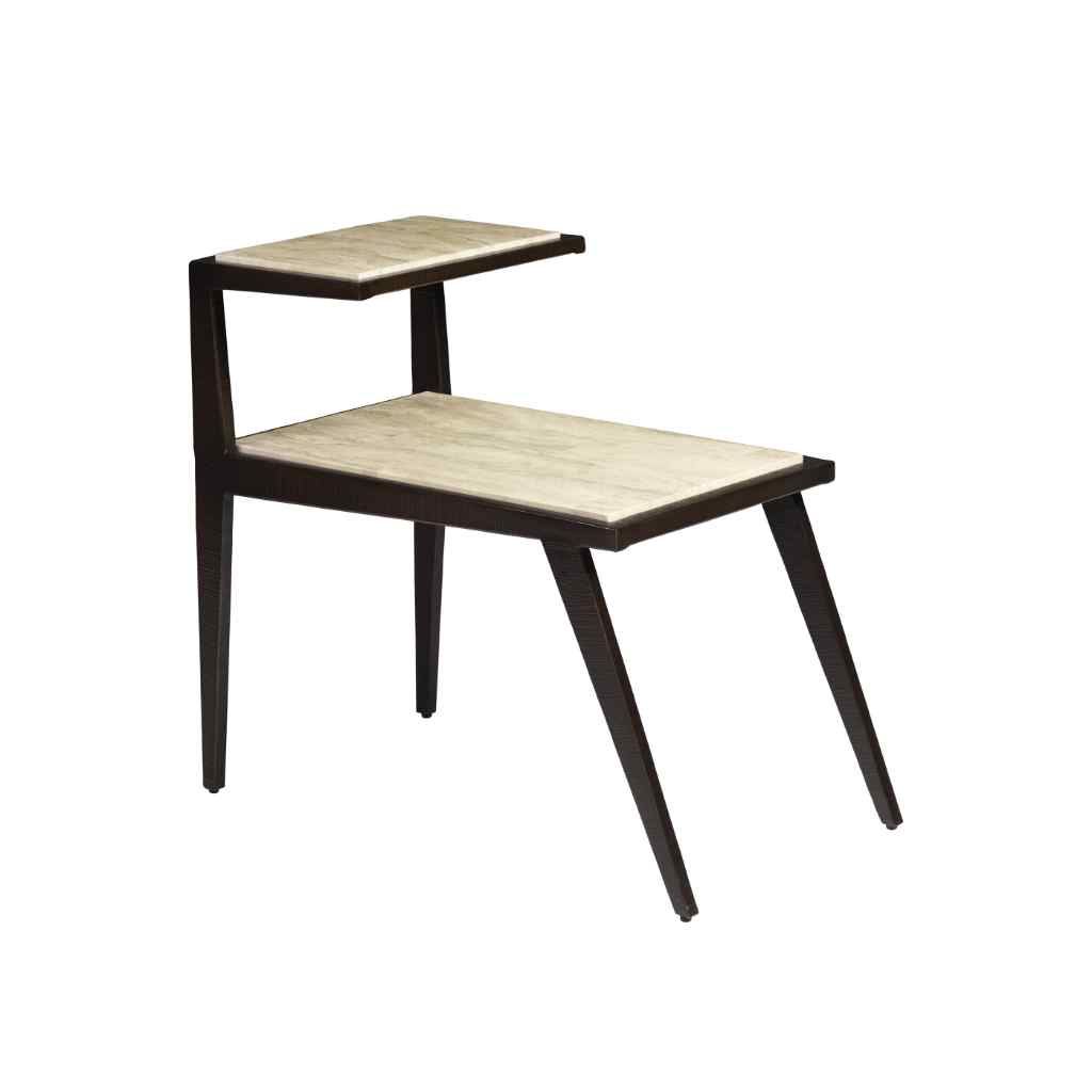 Adamo Cafe Side Table Brown