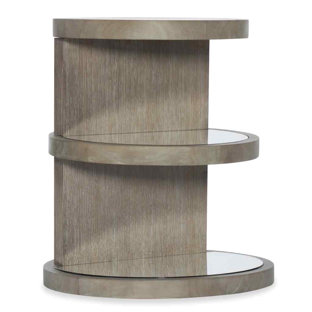 Affinity Round End Table Beige