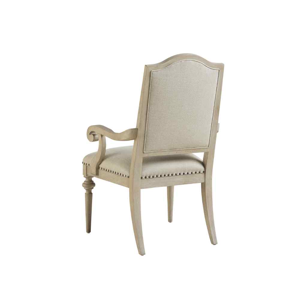 Aidan Upholstered Arm Chair - Malibu Moonshadow