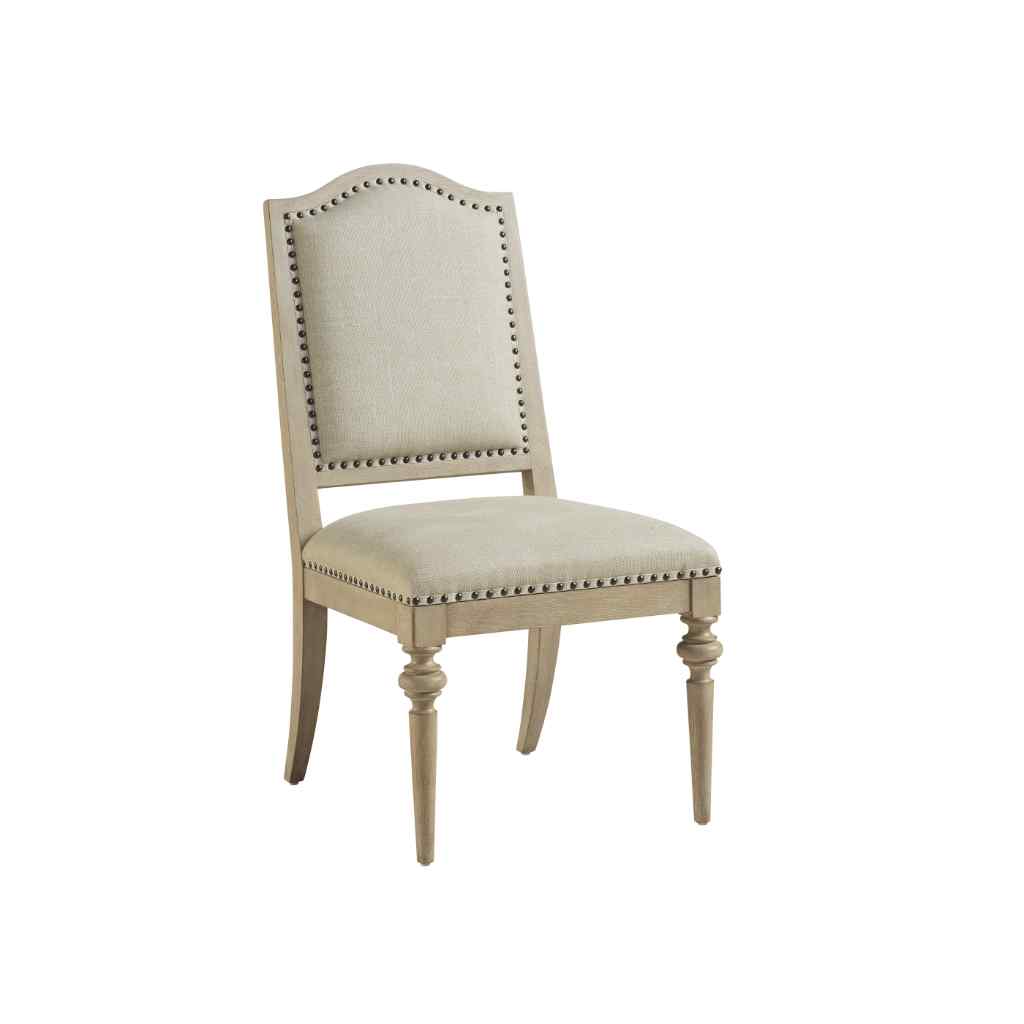 Aidan Upholstered Side Chair - Malibu Moonshadow