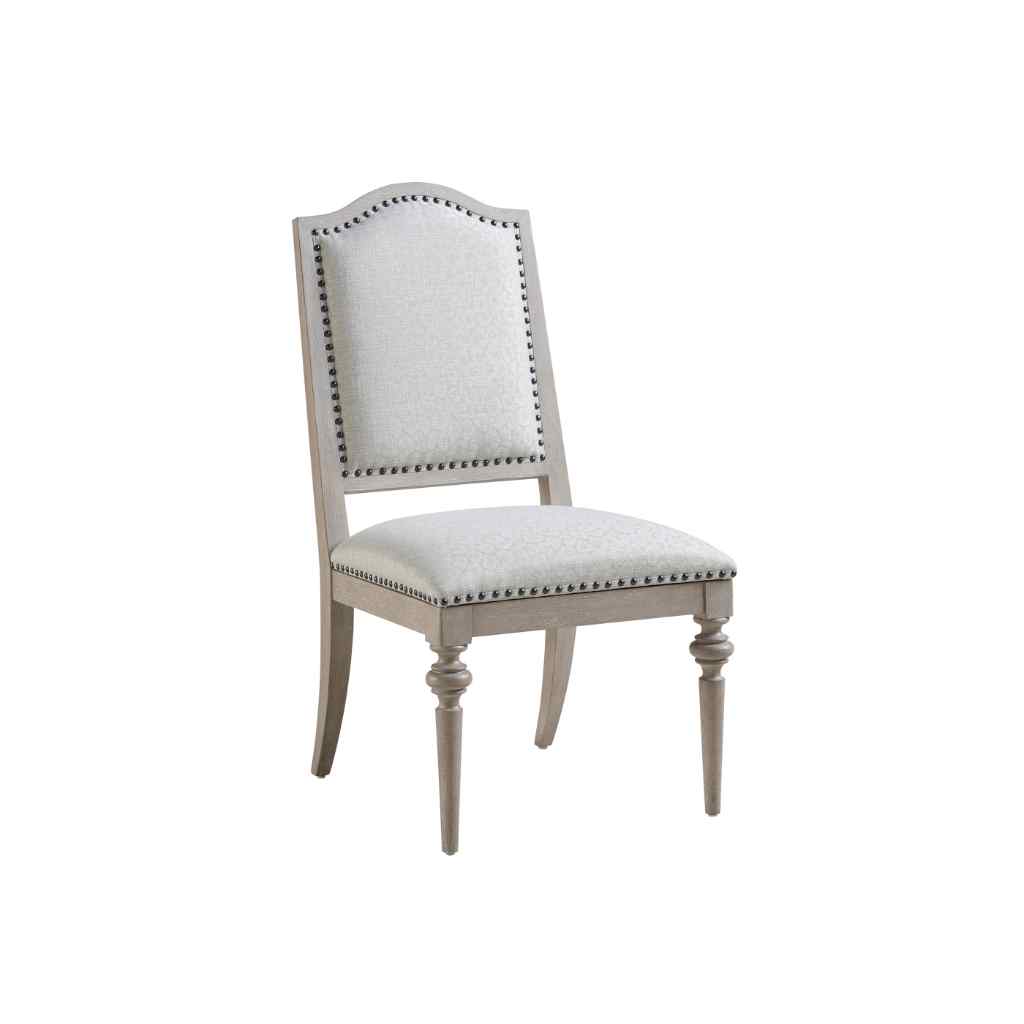 Aidan Upholstered Side Chair - Malibu White