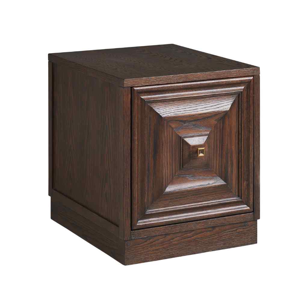 Alden Mobile File Chest Brown