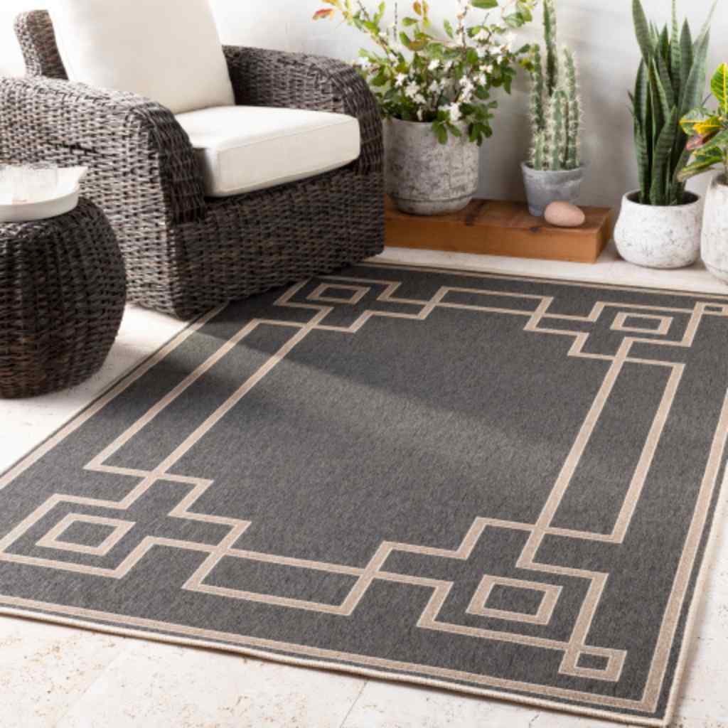 Alfresco ALF-9630 Rug Black / 2'5" x 11'10"