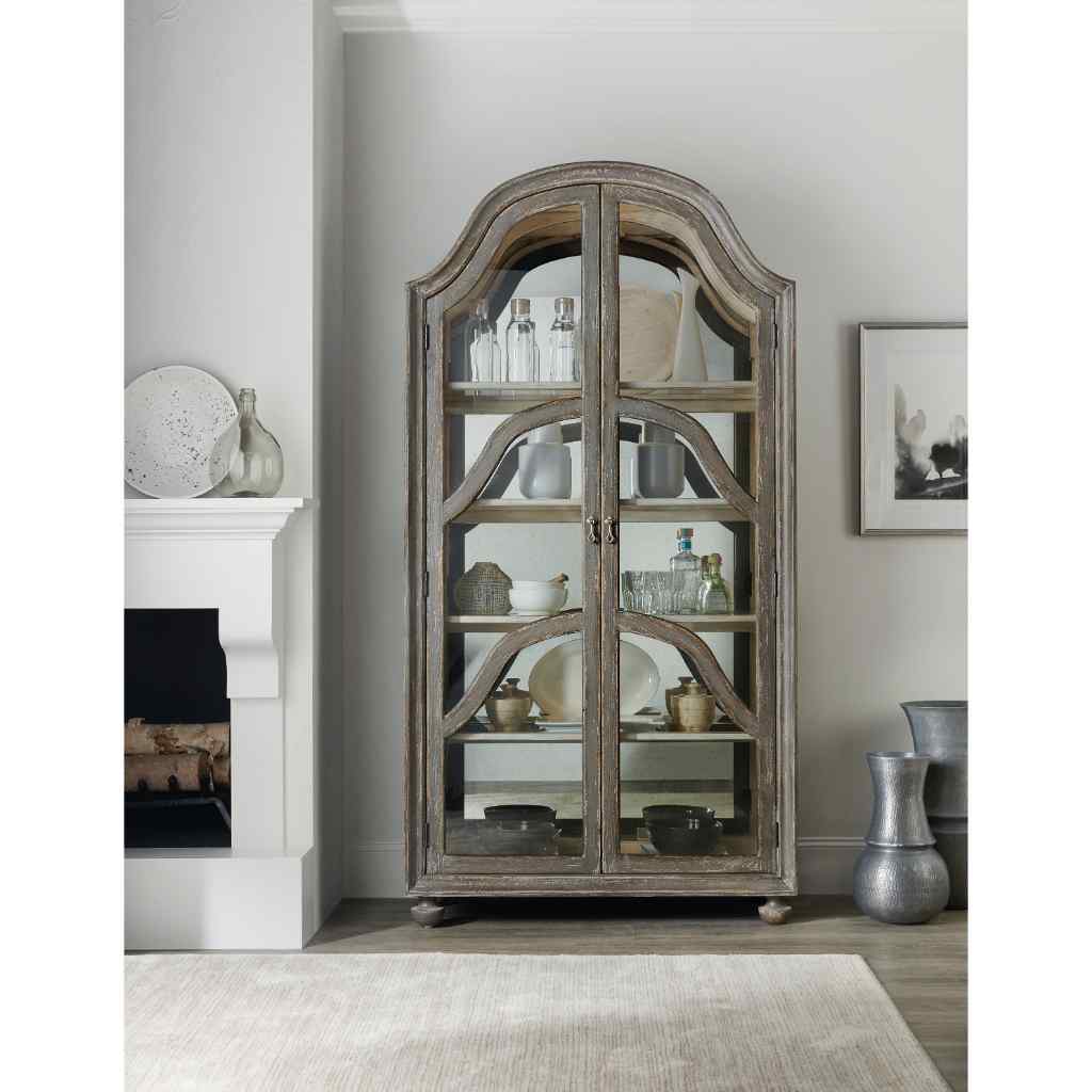 Alfresco Costa Display Cabinet Brown