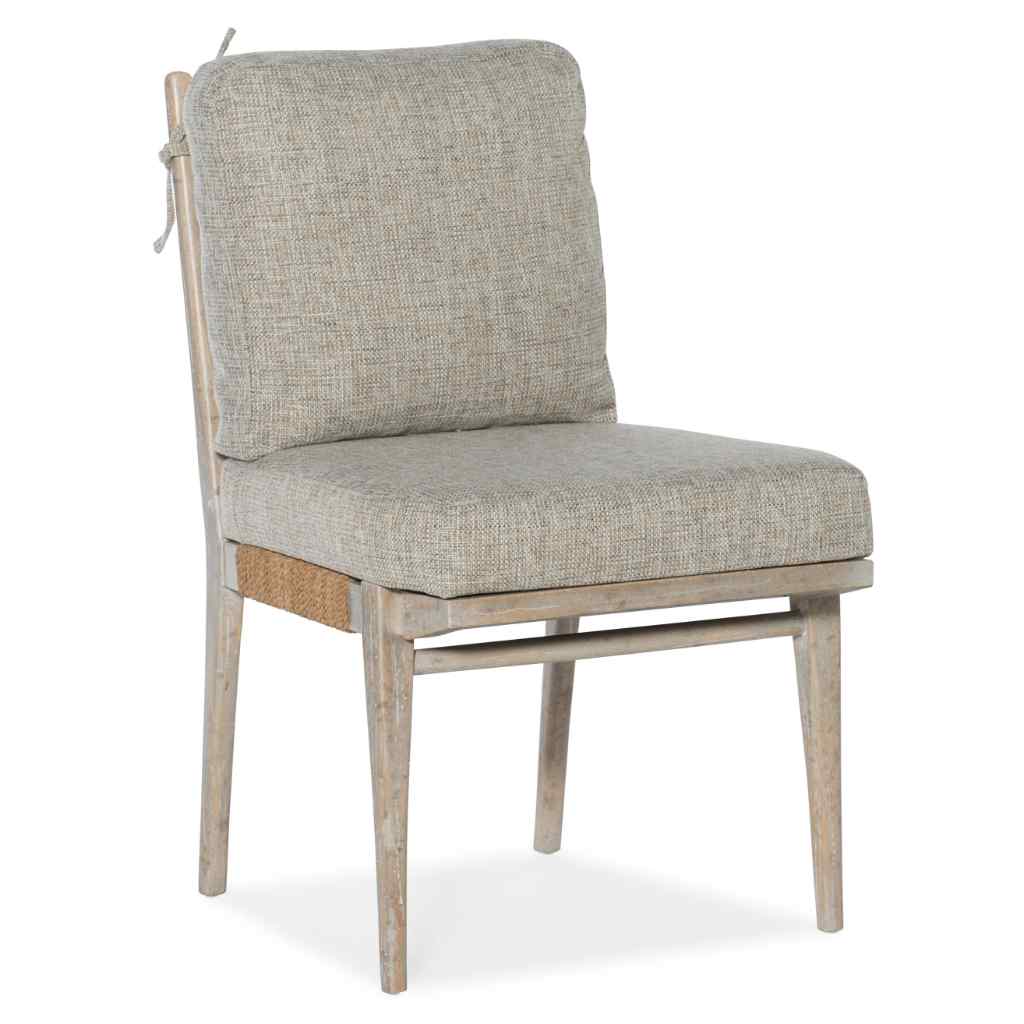 Amani Upholstered Side Chair Light Brown