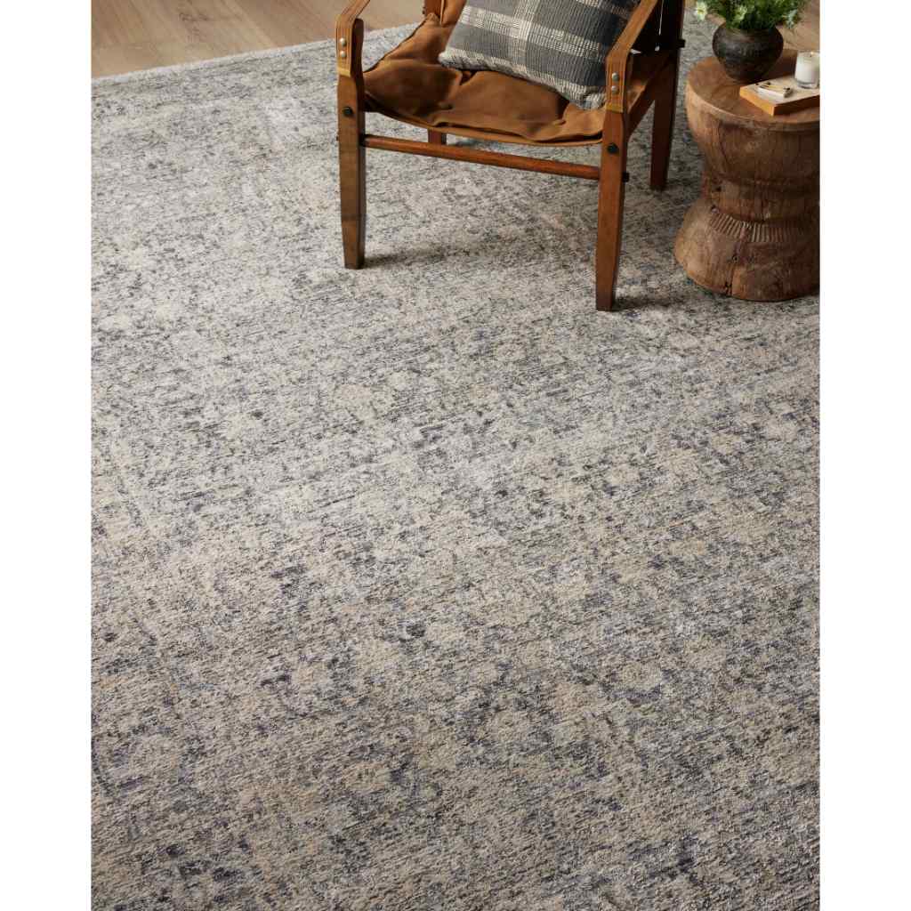Amber Lewis x Loloi Alie Collection Stone / Mist Rug ALE-01 Stone / Mist / 18" x 18" Sample