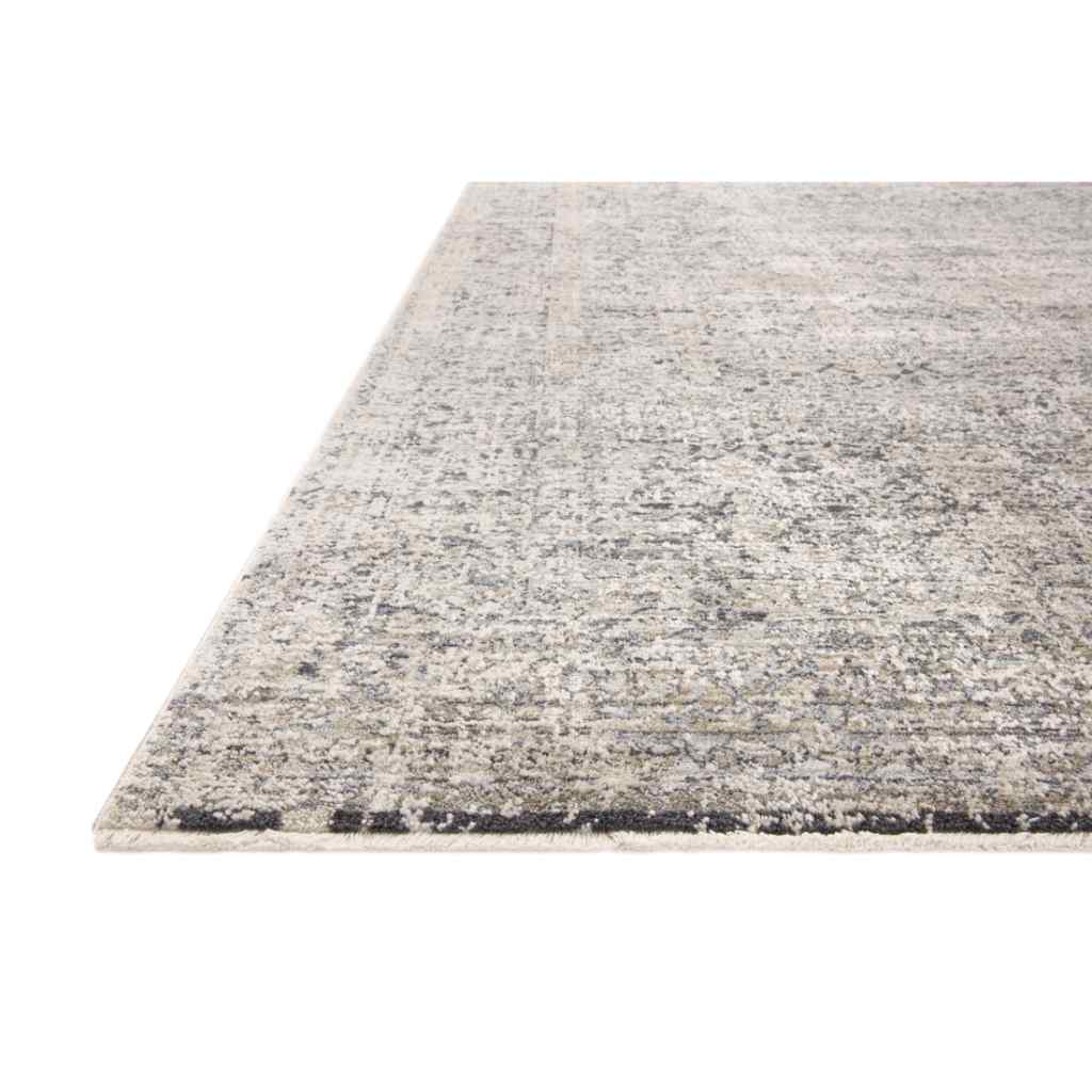Amber Lewis x Loloi Alie Collection Stone / Mist Rug ALE-01 Stone / Mist / 18" x 18" Sample