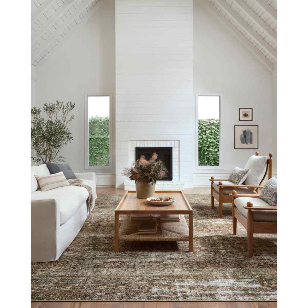 Amber Lewis x Loloi Billie Collection Tobacco / Rust Rug BIL-06 Tobacco / Rust / 18" x 18" Sample