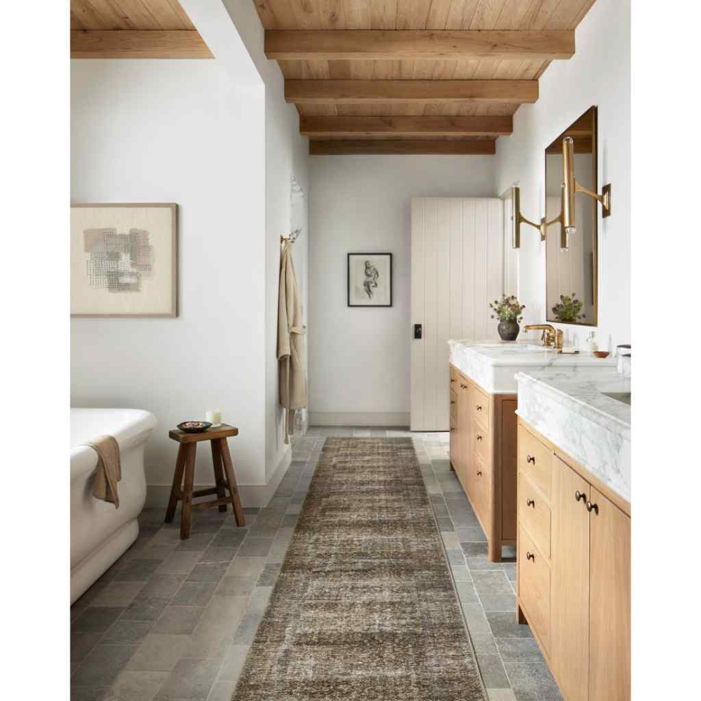 Amber Lewis x Loloi Billie Collection Tobacco / Rust Rug BIL-06 Tobacco / Rust / 18" x 18" Sample