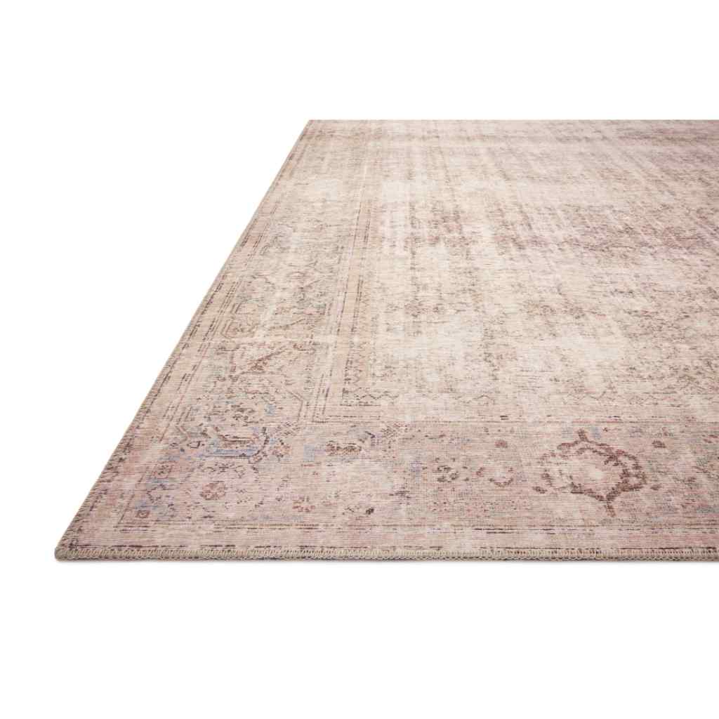 Amber Lewis x Loloi Georgie Collection Ocean / Sand Rug GER-02 Ocean / Sand / 18" x 18" Sample