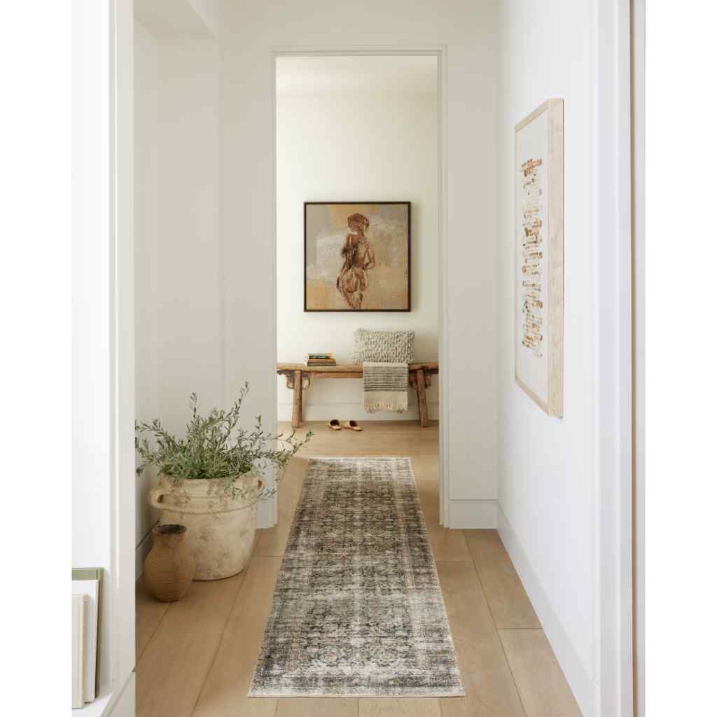 Amber Lewis x Loloi Morgan Collection Navy / Sand Rug MOG-02 Navy / Sand / 18" x 18" Sample