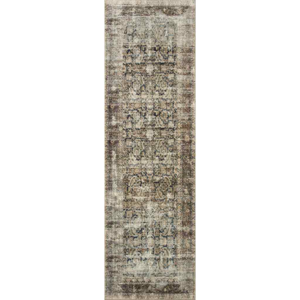Amber Lewis x Loloi Morgan Collection Navy / Sand Rug MOG-02 Navy / Sand / 2'-3" x 11'-6"