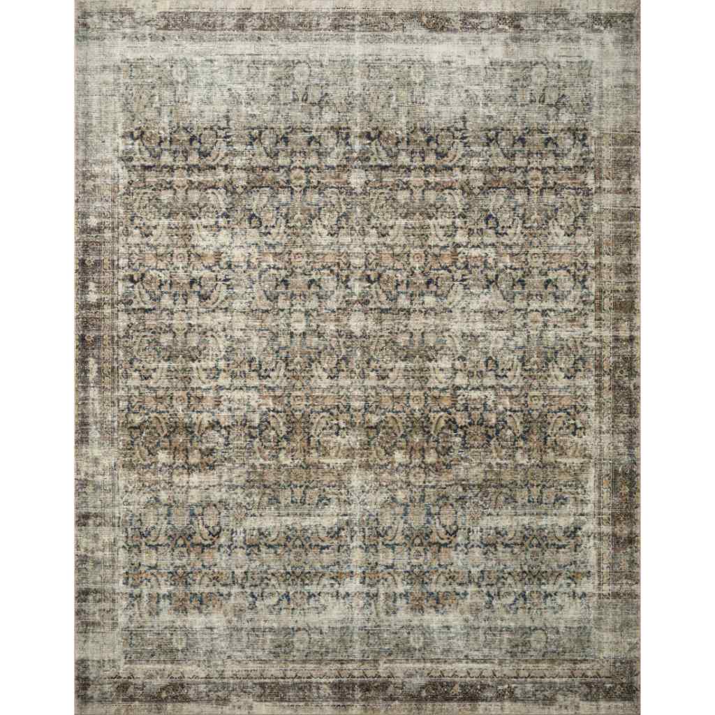 Amber Lewis x Loloi Morgan Collection Navy / Sand Rug MOG-02 Navy / Sand / 11'-6" x 14'-6"