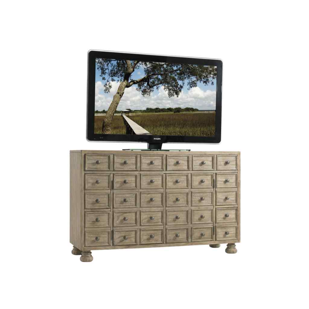 Andrews Media Console Driftwood
