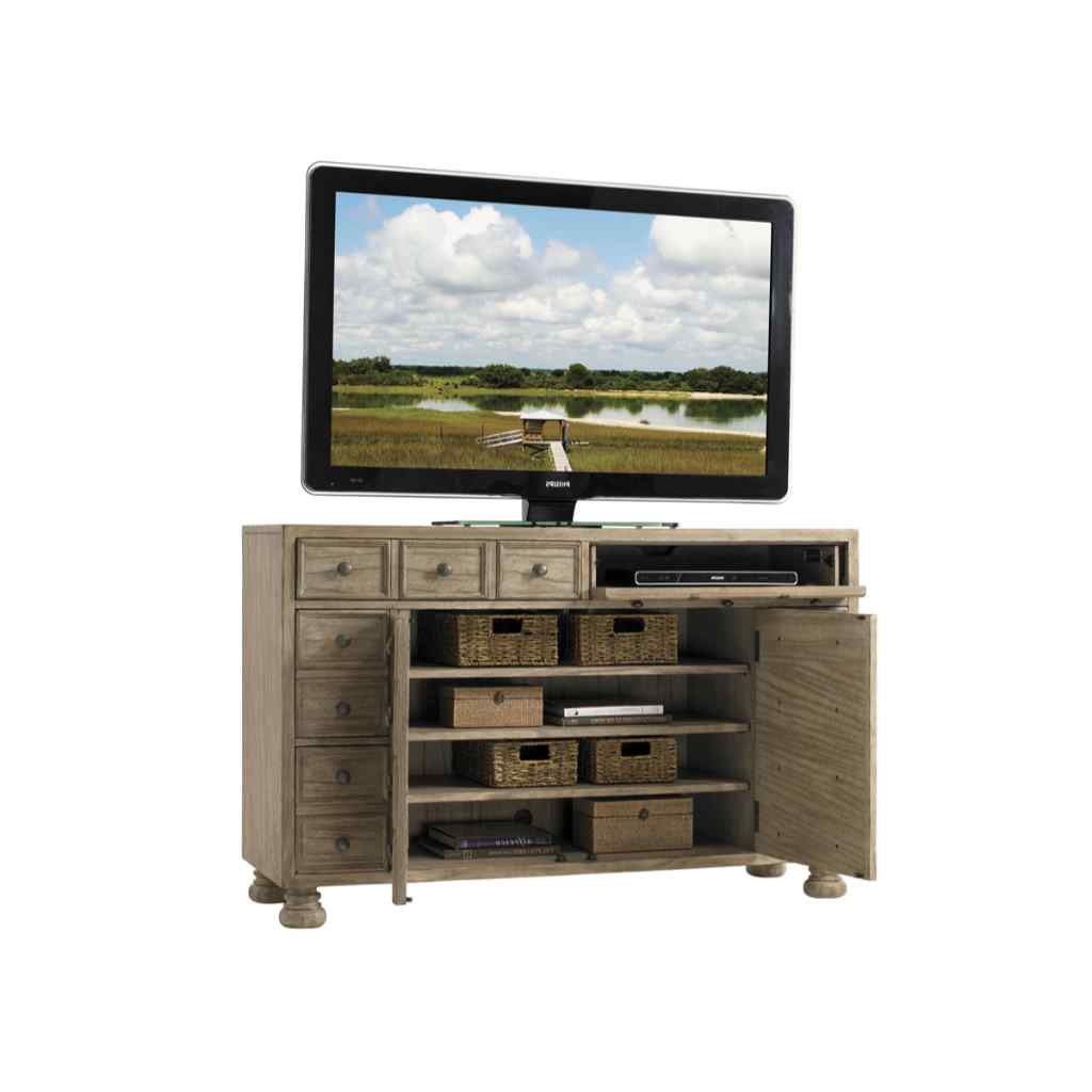 Andrews Media Console Driftwood