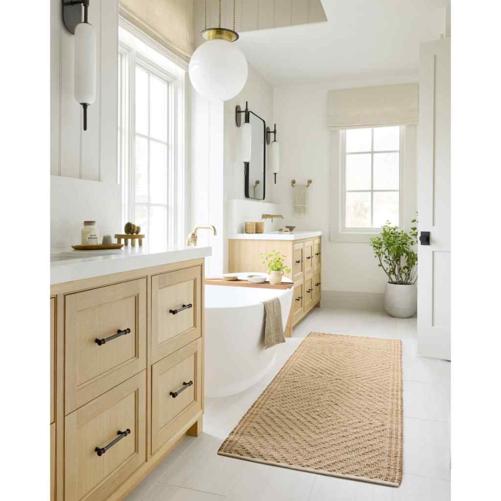 Angela Rose x Loloi Colton Collection Natural / Ivory Rug CON-04 Natural / Ivory / 18" x 18" Sample