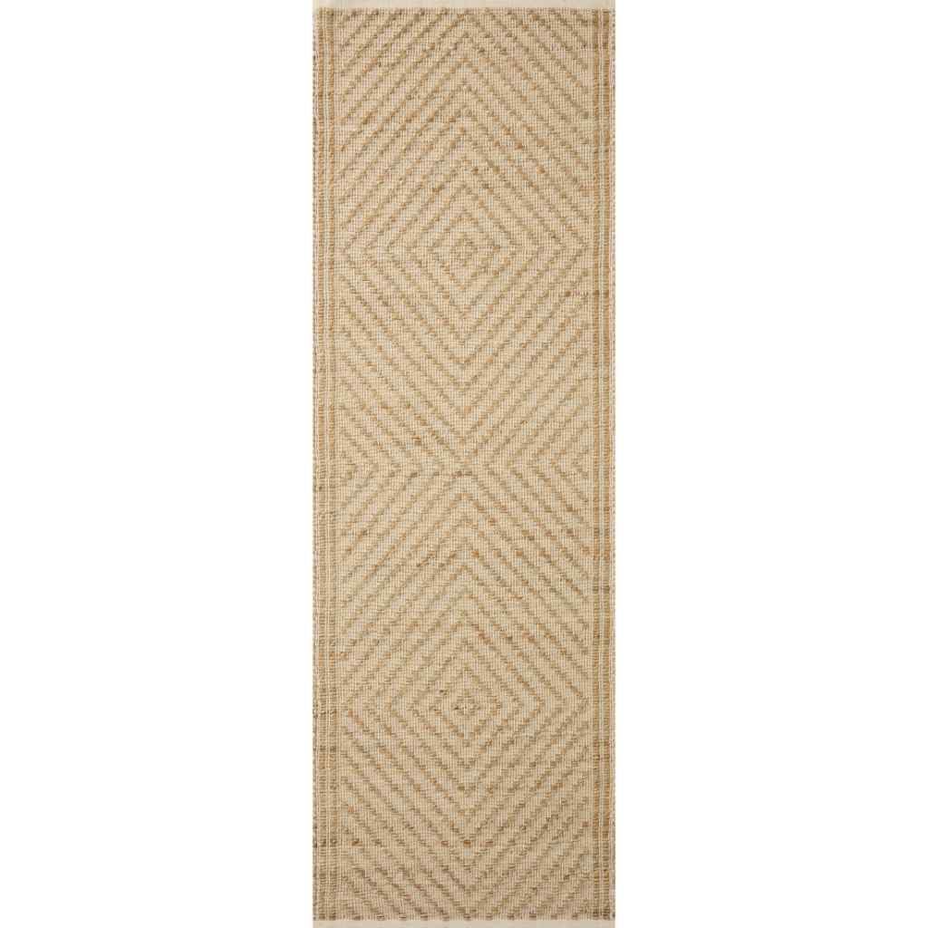 Angela Rose x Loloi Colton Collection Natural / Ivory Rug CON-04 Natural / Ivory / 2'-6" x 8'-0"