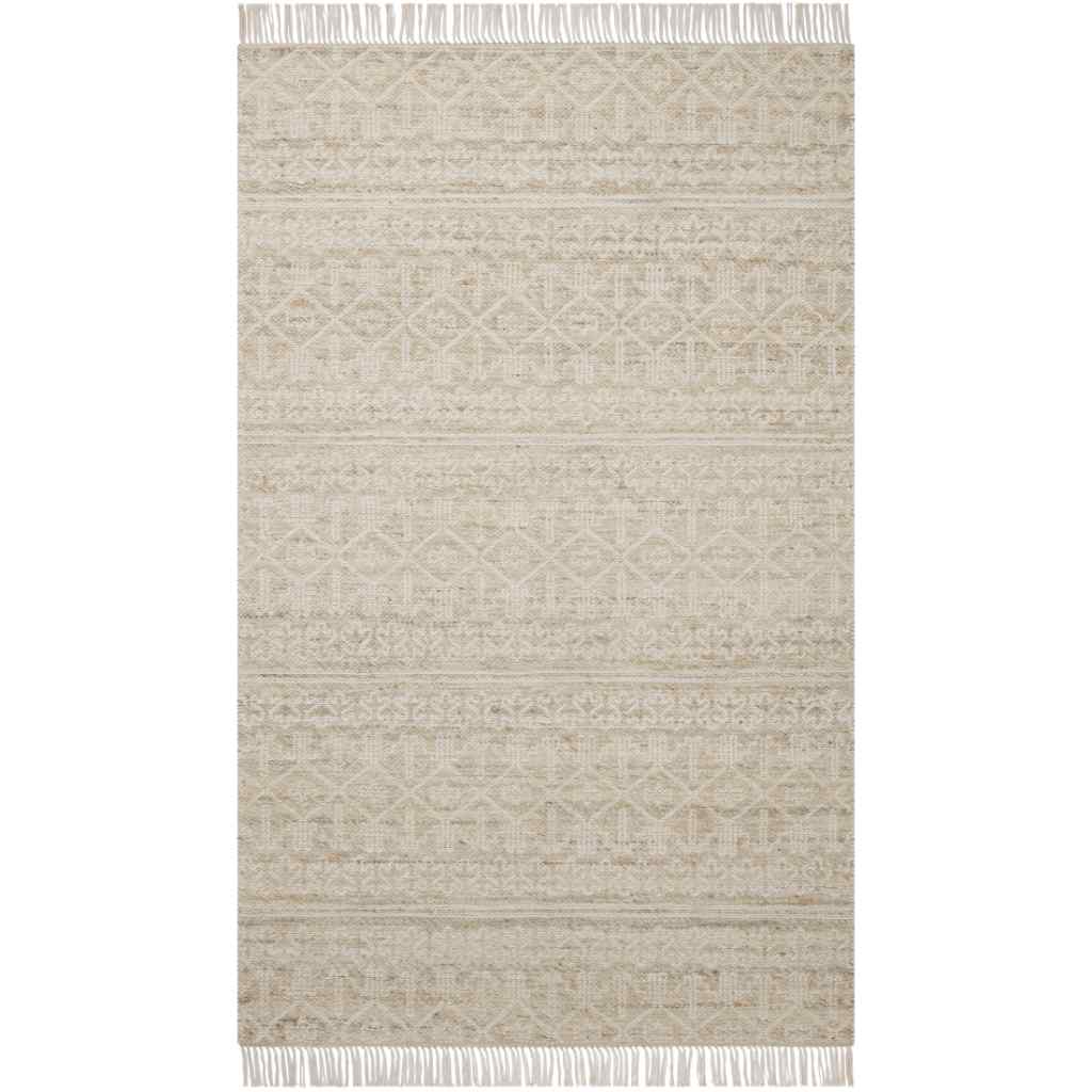 Angela Rose x Loloi Rivers Collection Sand / Ivory Rug RIV-03 Sand / Ivory / 9'-3" x 13'