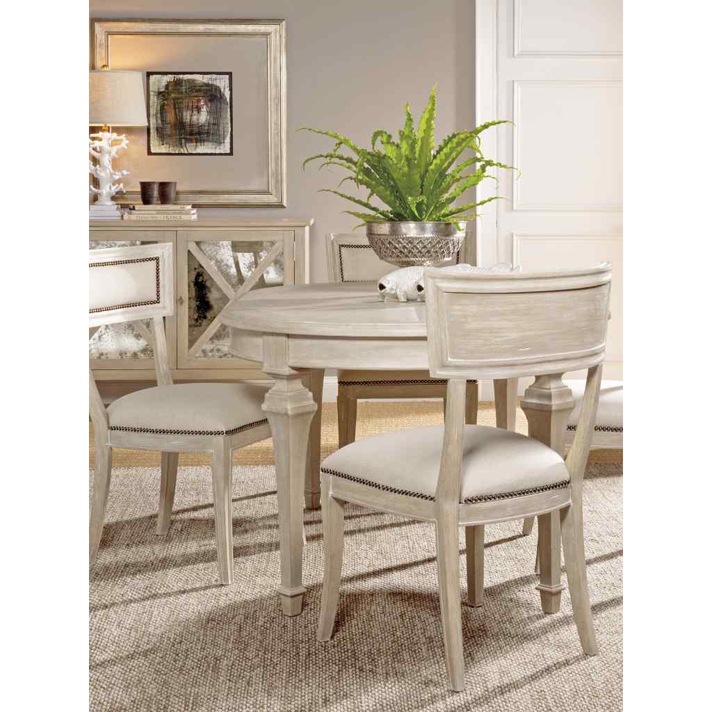 Aperitif Round-Oval Dining Table Bianco