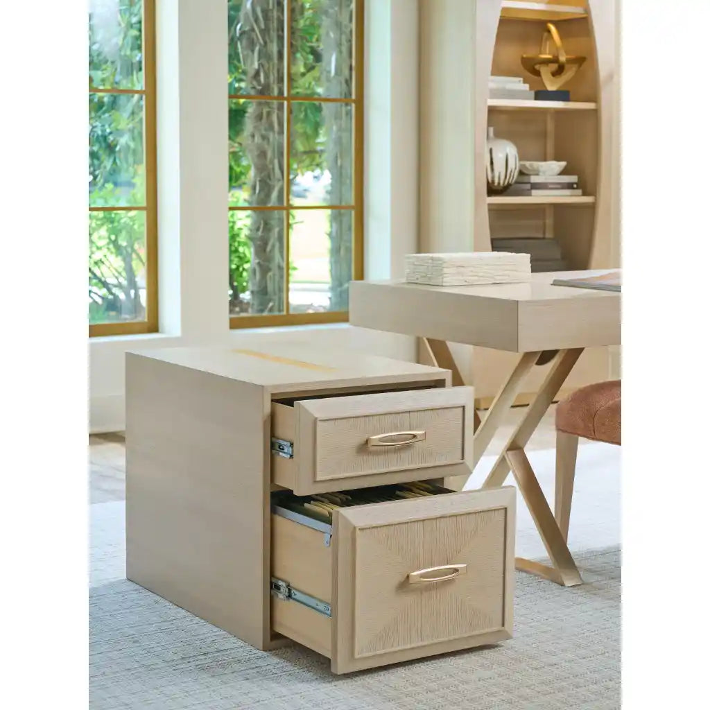 Apogee Desk Natural / File Chest